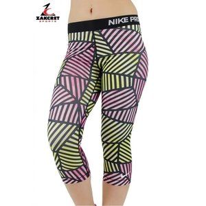 Nike Pro Womens S Pants‎ Core Web Fade Compression Capris NEW $60  658365-612